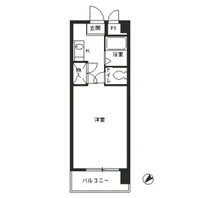 エステージ西調布【1階】の間取り