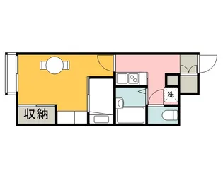 レオパレスビアンネートル【1階】の間取り