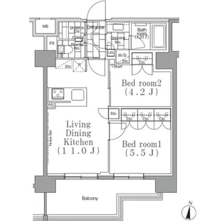 JPNOIE下高井戸【2階】の間取り