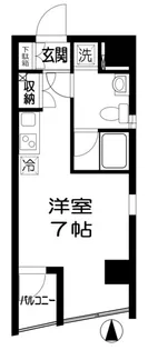 東京都新宿区北山伏町【マンション】の間取り