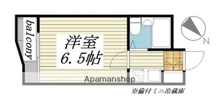 ラ・レジダンス・ド・アドラーブル【3階】の間取り