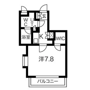 スパシエエクレクト【1階】の間取り