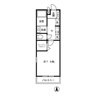 ストークコートⅡ【1階】の間取り