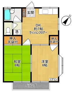 ヴィラ関谷【1階】の間取り