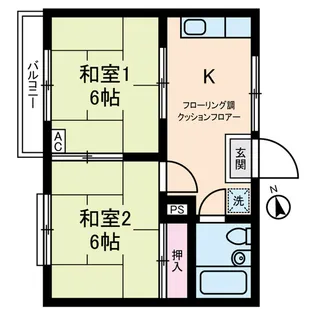 カーサフドウ【0203号室】の間取り