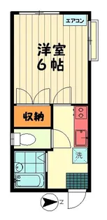 ルピナス紅葉丘【106号室】の間取り