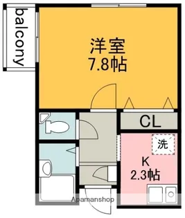 東京都調布市入間町2丁目【マンション】の間取り