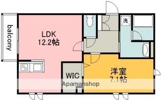 J・ウィステリア B棟【3階】の間取り