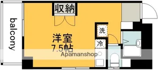 東京都東中市宮町1丁目【マンション】の間取り