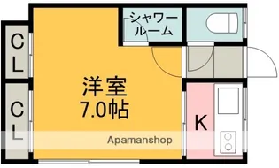 茂木ハイツ【101号室】の間取り