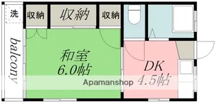 第三ふじみ荘【2階】の間取り