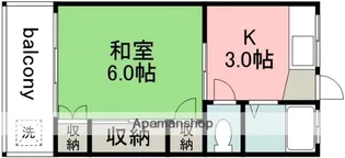 東京都調布市国領町6丁目【アパート】の間取り