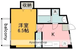 アピーズS【203号室】の間取り