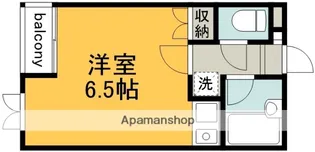 アリエル【407号室】の間取り