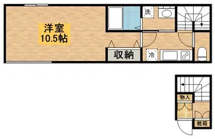 カーサ セレージャ【2階】の間取り