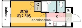 ルイーネ調布【1階】の間取り