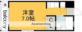 ロイヤルカイザー【306号室】の間取り