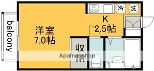 東京都調布市佐須町4丁目【アパート】の間取り