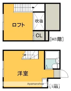 アティアス柴崎【103号室】の間取り