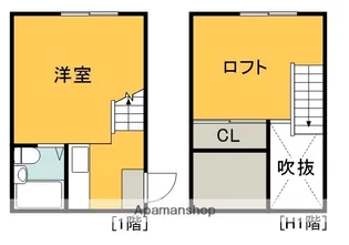 アティアス柴崎【102号室】の間取り