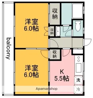 東京都調布市柴崎1丁目【マンション】の間取り