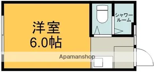 コーポ茂野樹【203号室】の間取り