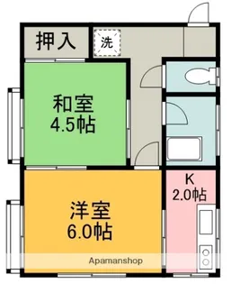 東京都調布市上石原3丁目【アパート】の間取り