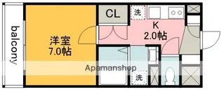 キングスコート【3階】の間取り