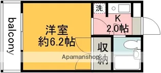 東京都調布市菊野台1丁目【アパート】の間取り