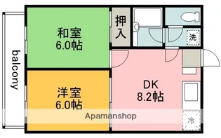 東京都調布市菊野台2丁目【マンション】の間取り