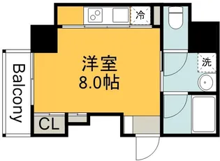 ジェルソミーナ【3階】の間取り