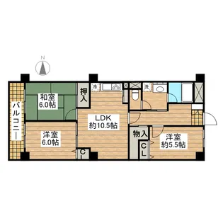 東京都調布市国領町4丁目【マンション】の間取り