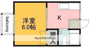 ラインゴルド【203号室】の間取り
