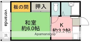 東京都調布市西つつじケ丘1丁目【アパート】の間取り