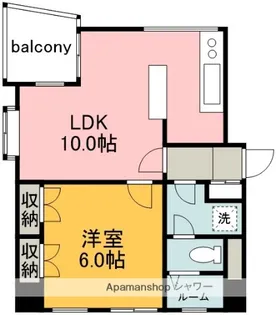 東京都調布市東つつじケ丘2丁目【マンション】の間取り