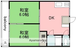 東京都調布市富士見町3丁目【アパート】の間取り