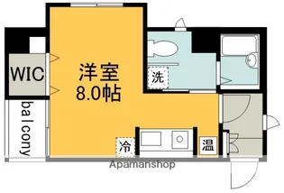 ホワイトヒルズN【3階】の間取り