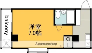 倉林マンション【3階】の間取り
