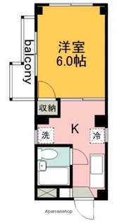 調布南ハイツ【302号室】の間取り