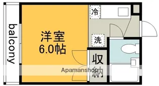 東京都調布市布田5丁目【アパート】の間取り