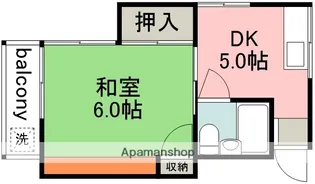 コーポひまわり【2階】の間取り