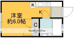 東京都調布市緑ケ丘2丁目【アパート】の間取り