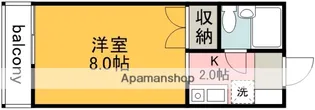 東京都調布市若葉町1丁目【アパート】の間取り
