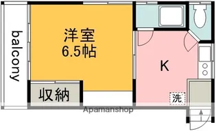 コーポ・キクチセカンド【203号室】の間取り