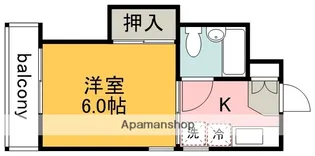 サンシャインプラザ【2階】の間取り