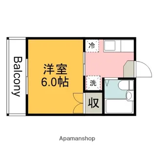 TOYOハイツ【106号室】の間取り