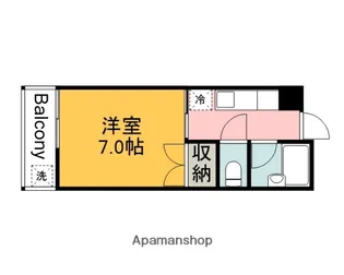 調布ヶ丘コーポ【305号室】の間取り
