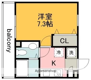 マ・メゾン飛田給【202号室】の間取り