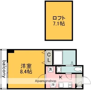 東京都調布市飛田給1丁目【マンション】の間取り
