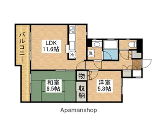 アルカンシェル調布【2階】の間取り